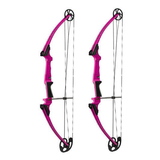 Genesis Archery Compound Bow Adjustable Sizing for Right Handed, Purple (2 Pack) - 323664