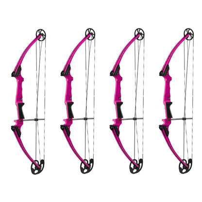 Genesis Archery Compound Bow Adjustable Sizing for Right Handed, Purple (4 Pack) - 323668