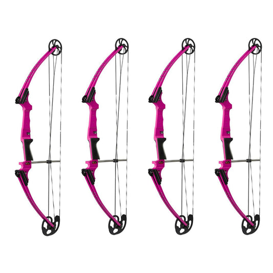 Genesis Archery Compound Bow Adjustable Sizing for Right Handed, Purple (4 Pack) - 323668