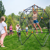 Gobaplay Large Powder Coated Steel Geometric Climbing Dome with 3 Sleek Anchors - 326416