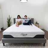 Dynasty Mattress 10 Inch CoolBreeze Gel Memory Foam Mattress with Cover, King - 326560