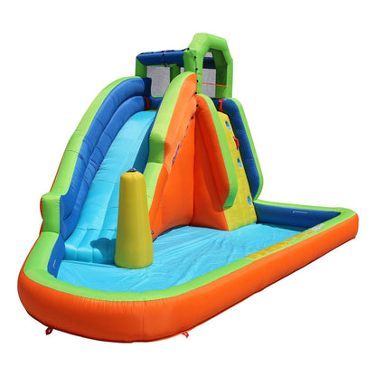 Banzai Gushing Geyser Water-Spraying Inflatable Pool Water Park Set, Multicolor - 327014