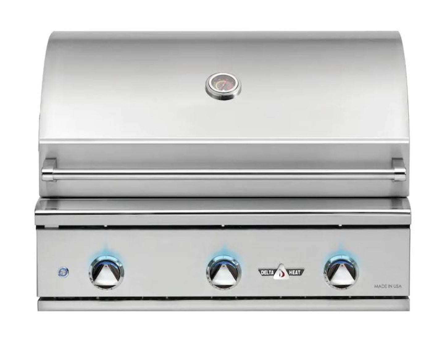 Delta Heat 32 Inch Natural Gas Grill with Interior Lights - DHBQ32G-DN