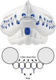 Sea Eagle 370 Inflatable Portable Sport Kayak Canoe 3 Person Pro Package With Paddles White Blue New - SE370K_P