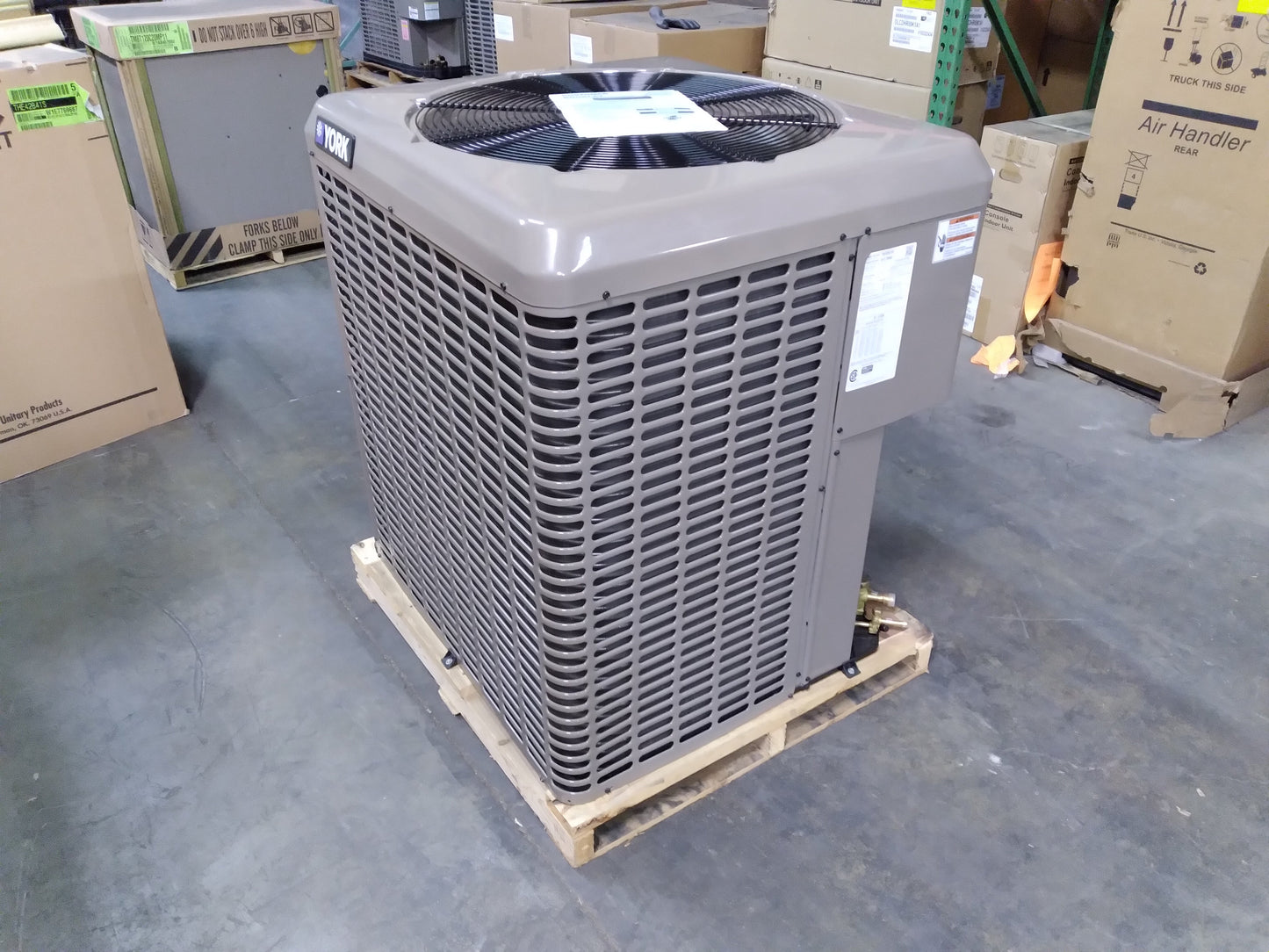 York International 3.5 Ton 3 Stage Split System Heat Pump, 14 Seer, 460/60/3, R410A - THE42B41S