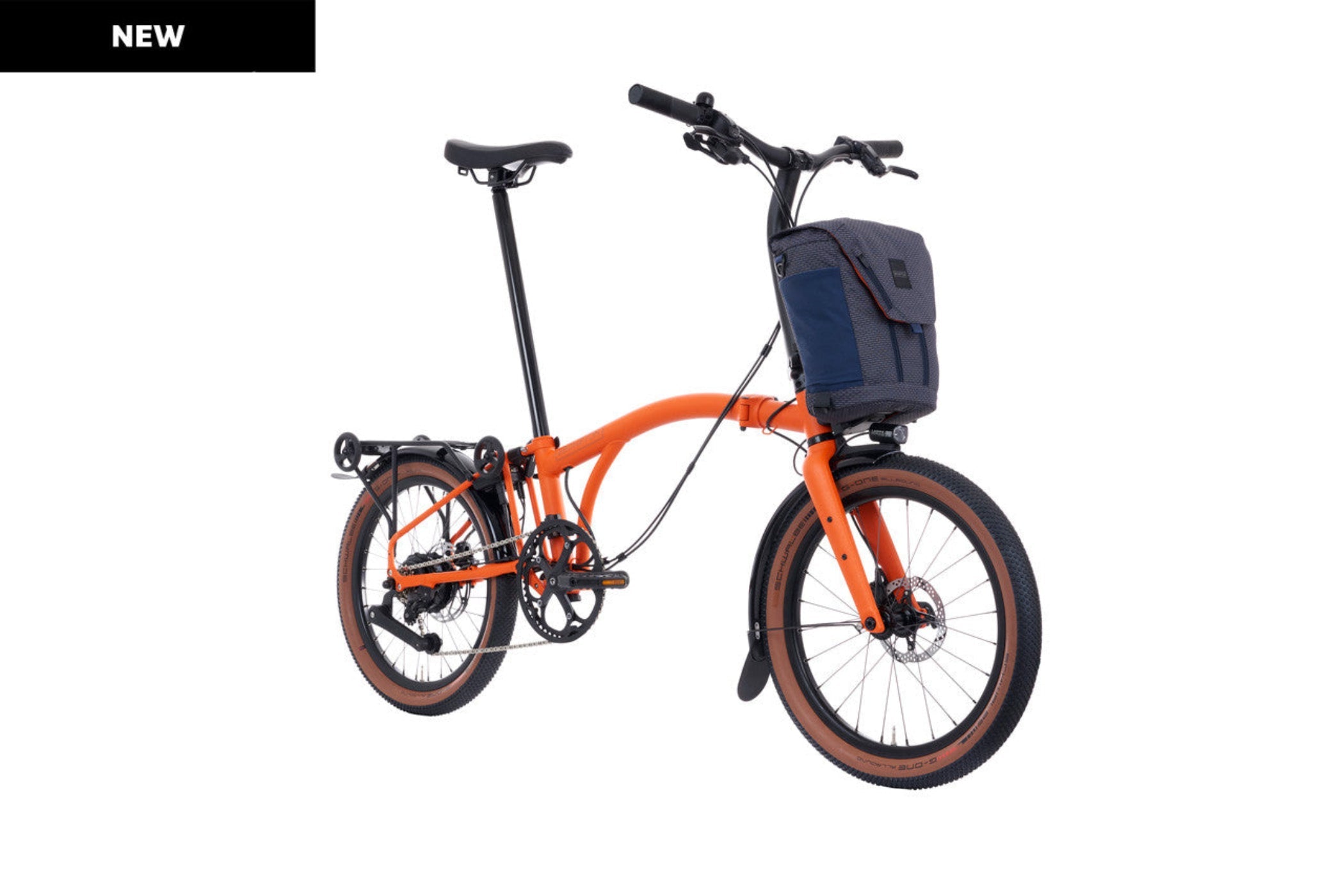 Brompton G Line ELECTRIC 4-Speed Adventure Orange IN STOCK NOW!