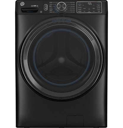 GE 5.0 cu. ft. Smart Front Load Washer, SmartDispense, UltraFresh Vent, OdorBlock, Sanitize + Allergen – GFW655SPVDS-KT