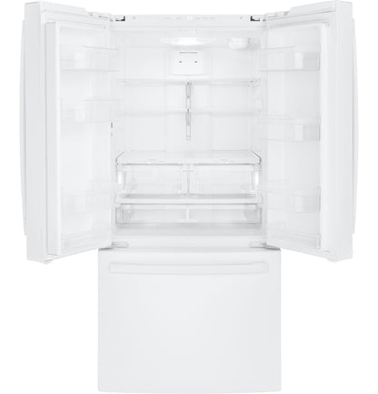 GE APPLIANCES GNE25JGKWW GE® ENERGY STAR® 24.7 Cu. Ft. French-Door Refrigerator -GNE25JGKWW-KT