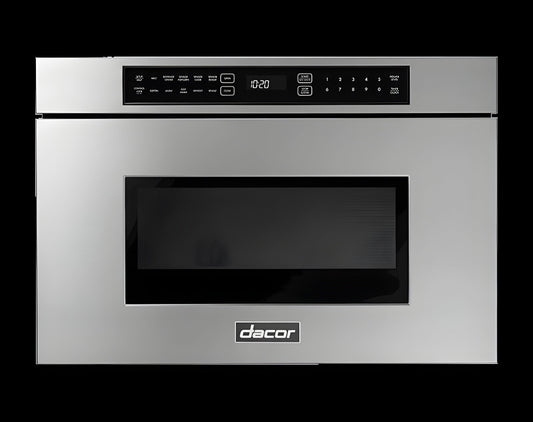DACOR 24" Microwave-In-A-Drawer, Silver Stainless Steel - DMR24M977WS-KT