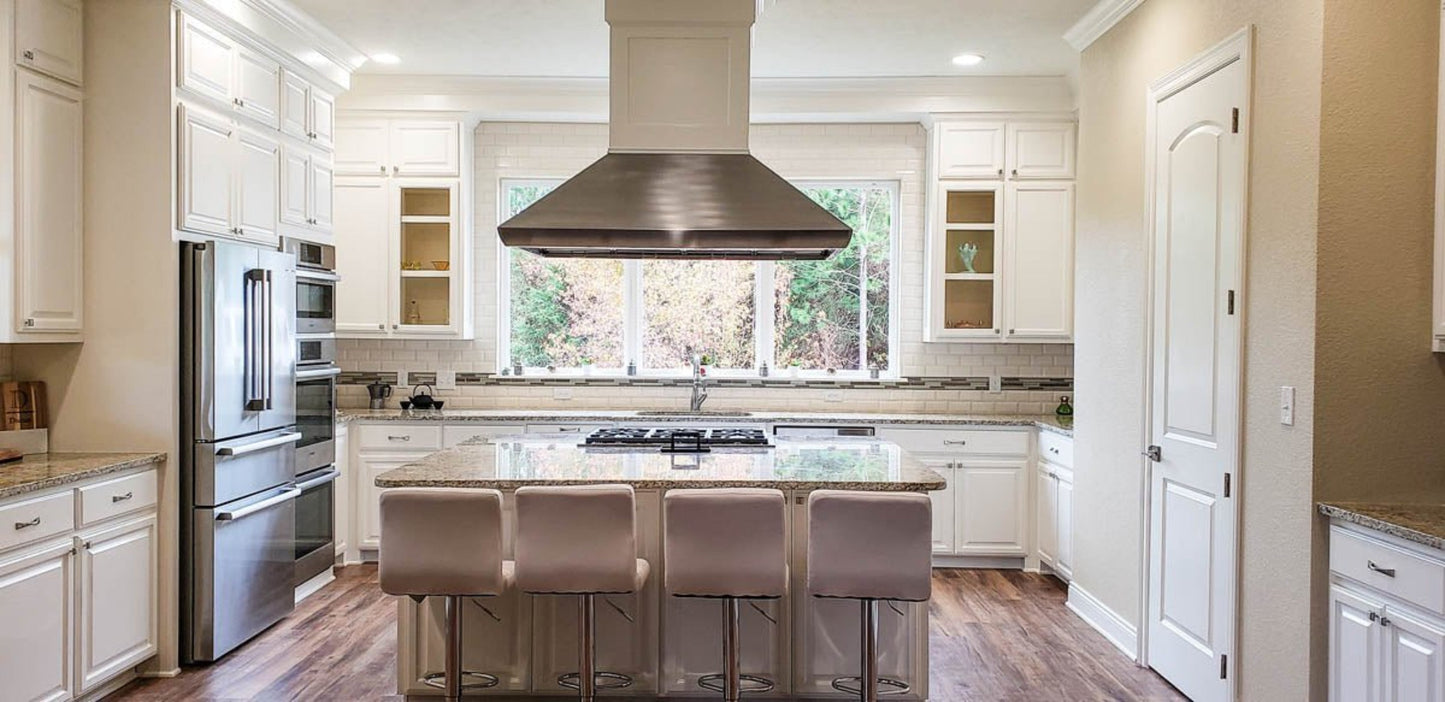 Proline Island Range Hood, Ducted, 1200 CFM, Stainless Steel Finish - Proline PLJI 109