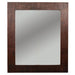 Rustic Premier Copper 36 in. Rectangle Hammered Copper Mirror - MFREC