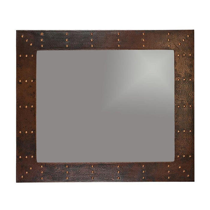 Premier Copper 36 in. Rectangle Hammered Copper Mirror - MFREC3631