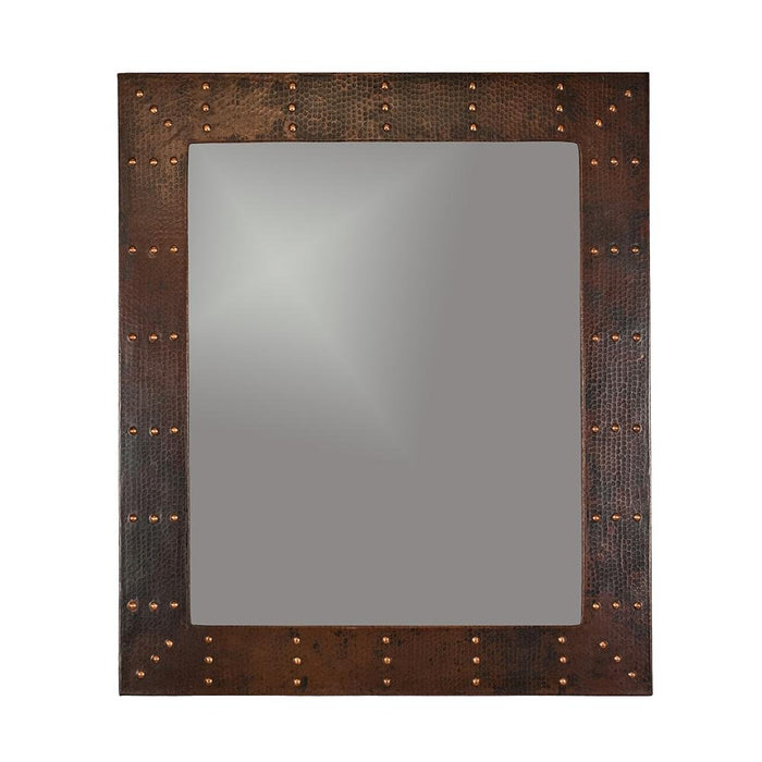 Premier Copper 36 in. Rectangle Hammered Copper Mirror - MFREC3631