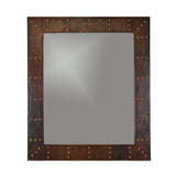 Rustic Premier Copper 36 in. Rectangle Hammered Copper Mirror - MFREC