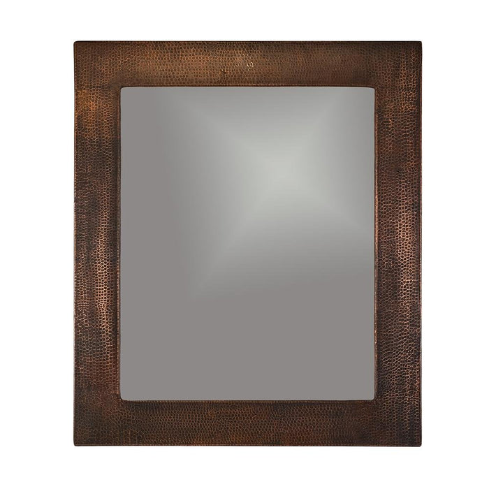 Premier Copper 36 in. Rectangle Hammered Copper Mirror - MFREC3631