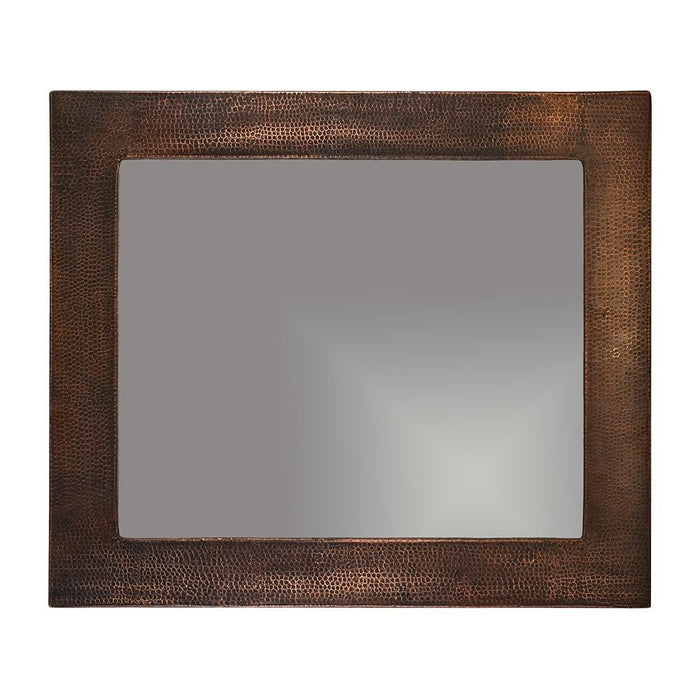 Premier Copper 36 in. Rectangle Hammered Copper Mirror - MFREC3631