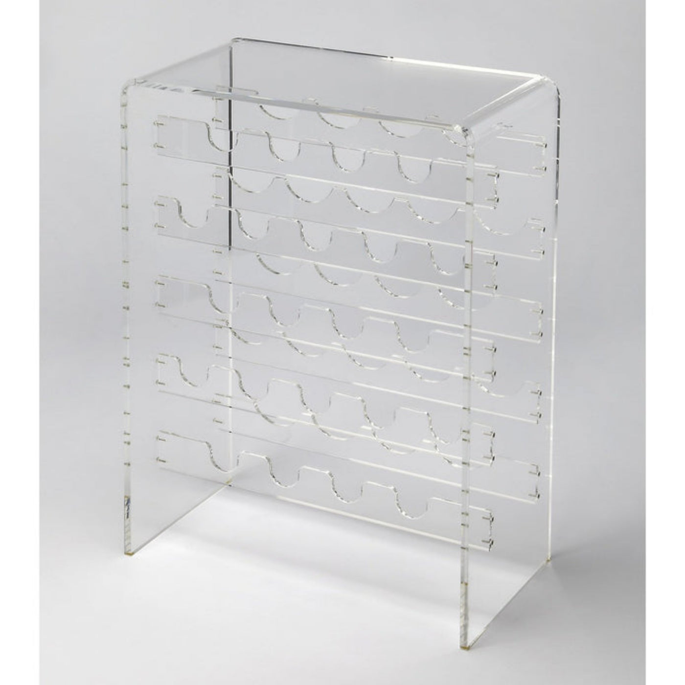 Butler Specialty Company Crystal Clear Acrylic Wine Rack, Clear  - 3614335