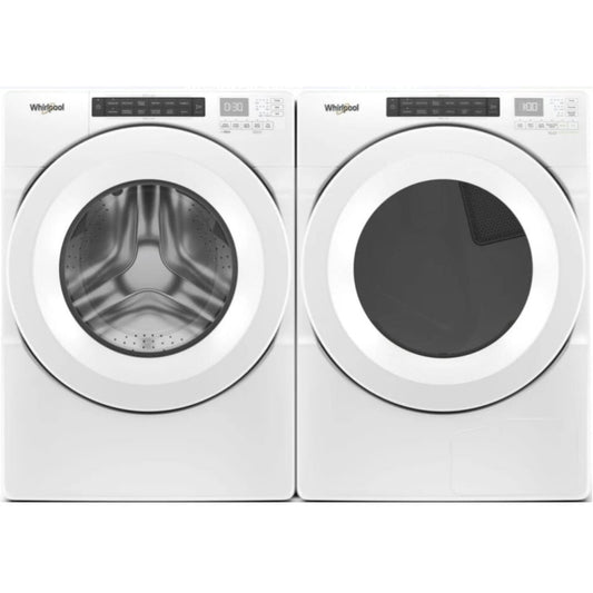 Whirlpool 27 Inch Front Load Washer & Whirlpool 27 Inch Ventless Electric Dryer - WFW560CHW