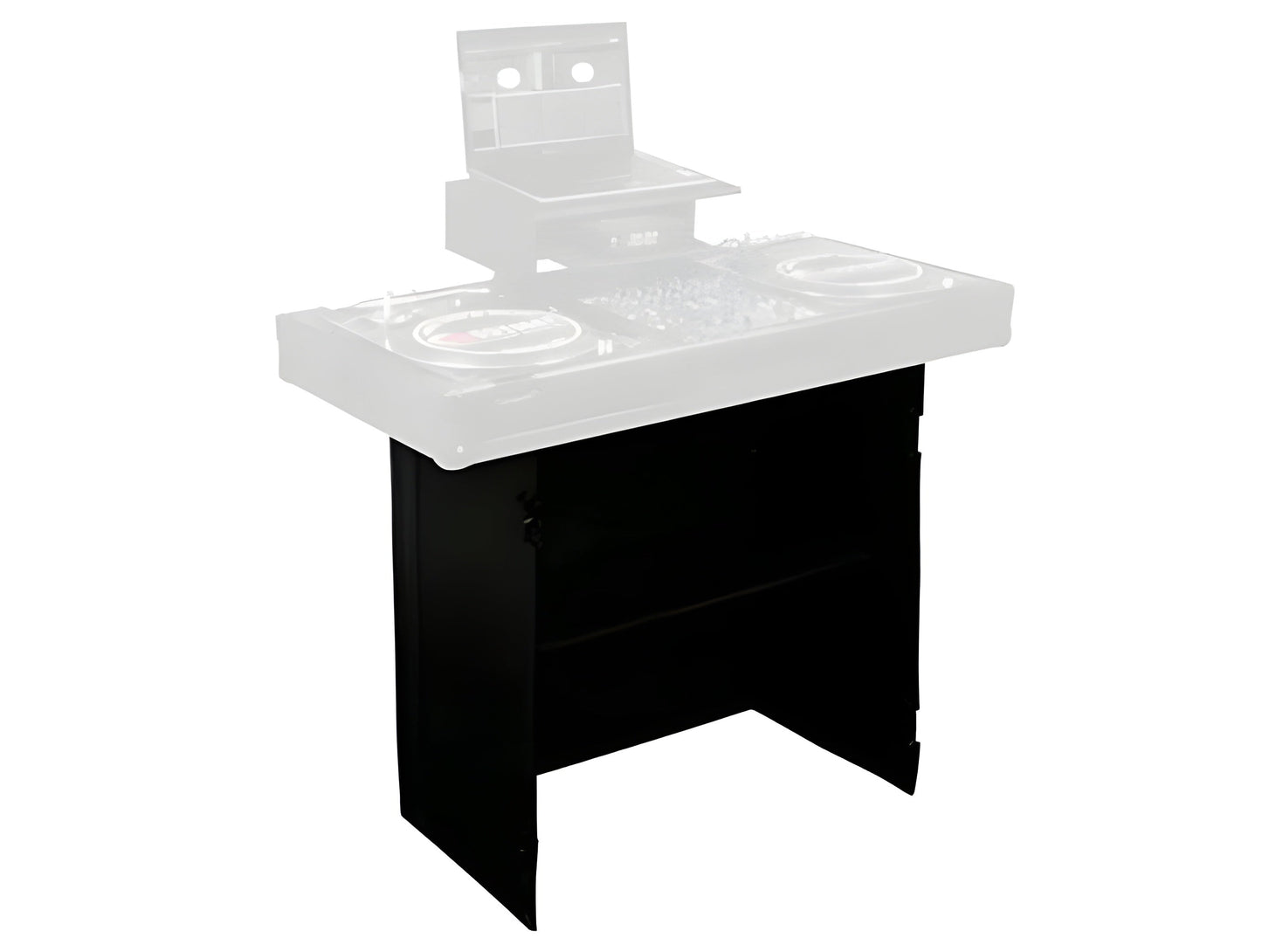 Odyssey Flight Zone 33 x 36 Deluxe Black Foldout DJ Stand for Coffins (Used) - 403297