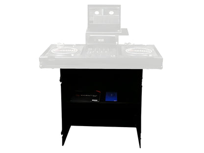Odyssey Flight Zone 33 x 36 Deluxe Black Foldout DJ Stand for Coffins (Used) - 403297
