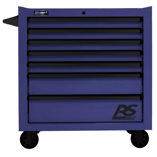Homak 36" RS Pro 7 Drawer Rolling Cabinet -  BK04036070