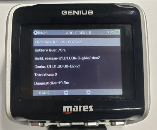 USED Mares Genius Scuba Dive Computer - 216849-USD