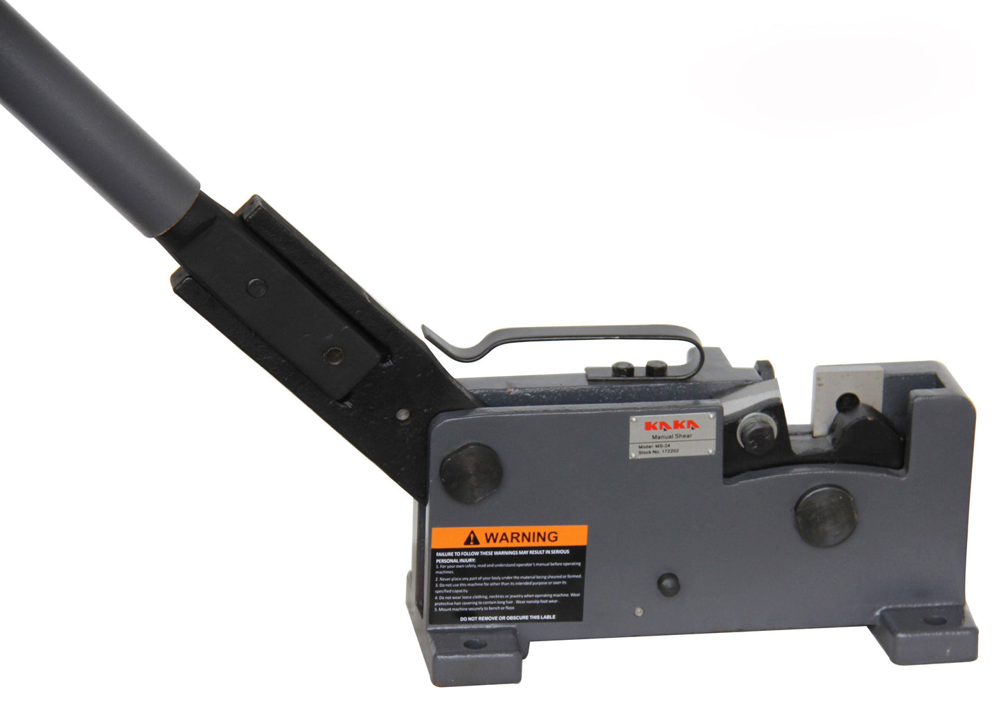 KAKA Industrial MS-24 24mm Metal Shears, Solid Design and Versatility, Rod Steel Cutter, Rebar, Flat Bar, Round Metal Cutter - 172202-0