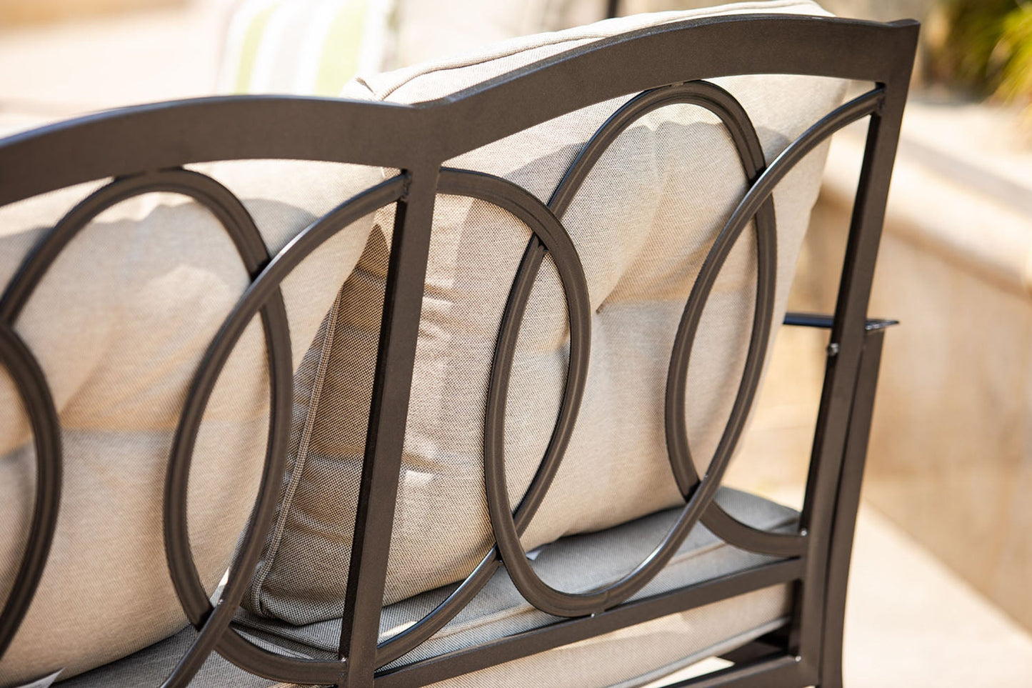 Modway Furniture 69" Beige Polyester Blend Settee with Elegant Black Legs - Stylish, Comfy, and Versatile Seating! - 374050-HOMEROOTS