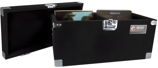 Odyssey CLP200P Carpeted Pro DJ Cases w/Detachable Lid - 400 LP Vinyl Records - 37464