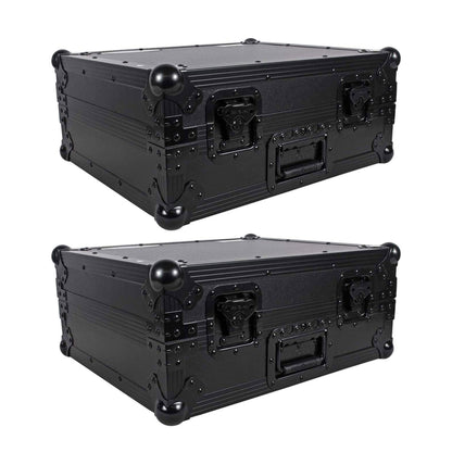 Odyssey  Case FZ1200BL Technics 1200 Style Turntable Cases for Numark/Stanton Mixers - 37699