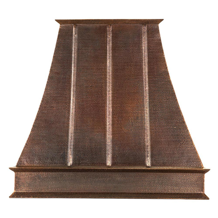 Premier Copper 38 in. Euro Wall Mounted Range Hood in Hammered Copper - HV-EURO38-C2036BP