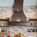 Premier Copper 38 in. Euro Wall Mounted Range Hood in Hammered Copper - HV-EURO38-C2036BP