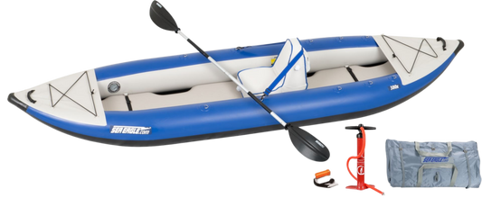 Sea Eagle 300X Explorer Inflatable Kayak Pro Carbon Package Blue Gray New - 300XK_PC