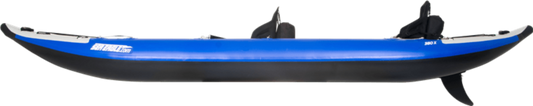 Sea Eagle 380X Explorer Inflatable Kayak Deluxe Package Blue Gray New - 380XK_D
