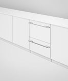 FISHER & PAYKEL DD24DHTI9N Integrated Double DishDrawer™ Dishwasher, Tall, Sanitize = DD24DHTI9N