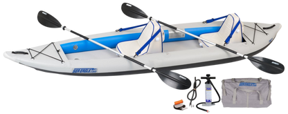 Sea Eagle 385FTK_DS 385ft FastTrack Inflatable Kayak Deluxe Solo Package New - 385FTK_DS
