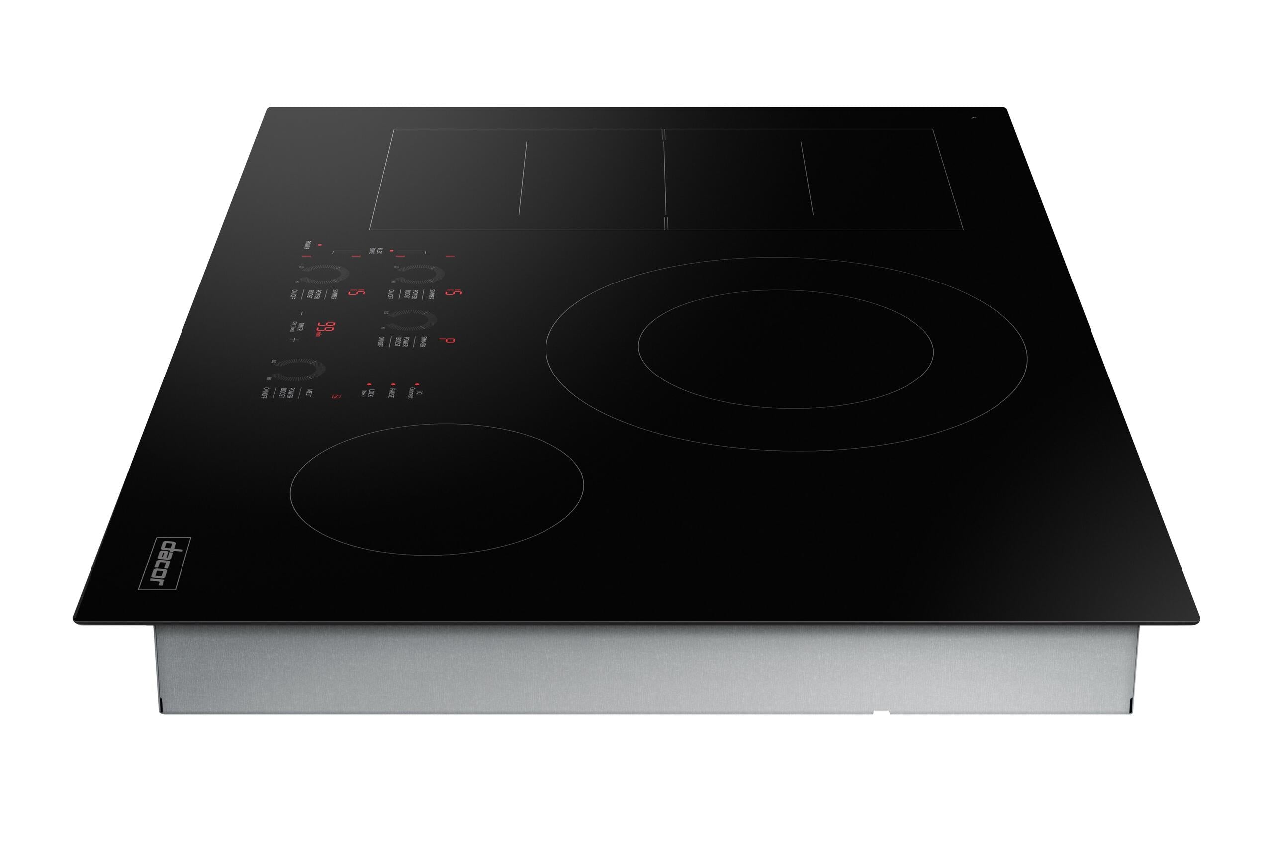 DACOR Transitional 30" Gas Cooktop, Silver Stainless Steel, Natural Gas/Liquid Propane - DTG30P875NS-KT