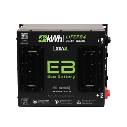Eco Battery 38V 105AH Battery Bundle / Club Car DS - B-3110