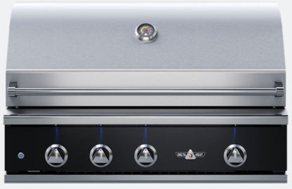Delta Heat 38 Inch Black Propane Grill with Rotisserie - DHBQ38R-KL