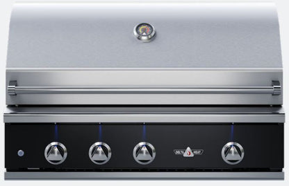 Delta Heat 38 Inch Black Natural Gas Grill W/ Rotisserie and Sear Zone