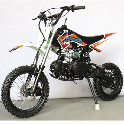 X-PRO Bolt 125cc Dirt Bike with 4-speed Manual Transmission, Kick Start! Big 14"/12" Tires! Zongshen Brand Engine - DB-X20-Green