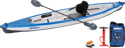 Sea Eagle 393RLK_P Razorlite Inflatable Kayak Pro Solo Package New - 393RLK_P