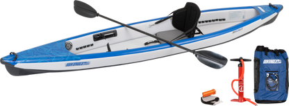 Sea Eagle 393RLK_PC Razorlite Inflatable Kayak Pro Carbon Solo Package New - 393RLK_PC