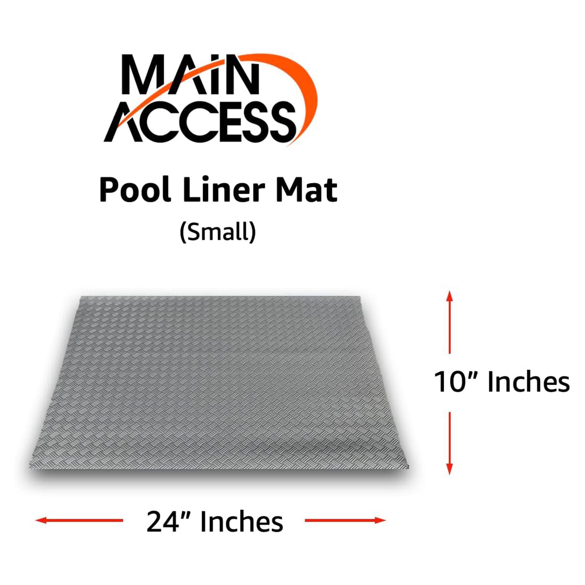 Main Access Large Ladder Guard Mat, Gray + Main Access iStep Step Ladder, Taupe - 398152