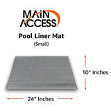 Main Access Large Ladder Guard Mat, Gray + Main Access iStep Step Ladder, Taupe - 398152