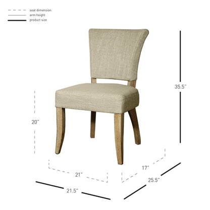 New Pacific Direct Austin Side Chair, (Set of 2)  - 398235-RI