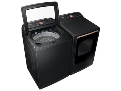 SAMSUNG 5.5 CF SMART TL WASHER W AUTO DISPENSE SYSTEM AND SUPER SPEED - WA55A7700AV-KT