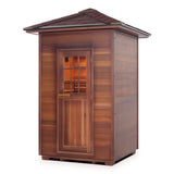 Enlighten Sauna Saunaterra Dry Traditional Moonlight 2 Person Outdoor Sauna - T-16376