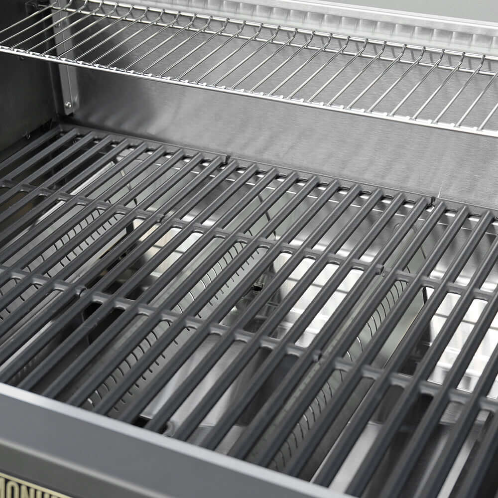 Monument Grills Eminence 425 Series | 4 Burner Fortified Propane Gas Grill in Silky Matte Black - E425