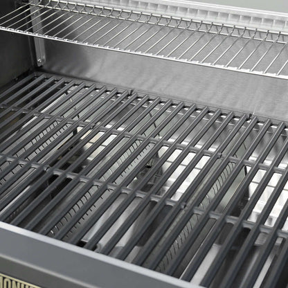 Monument Grills Eminence 425 Series | 4 Burner Fortified Propane Gas Grill in Silky Matte Black - E425
